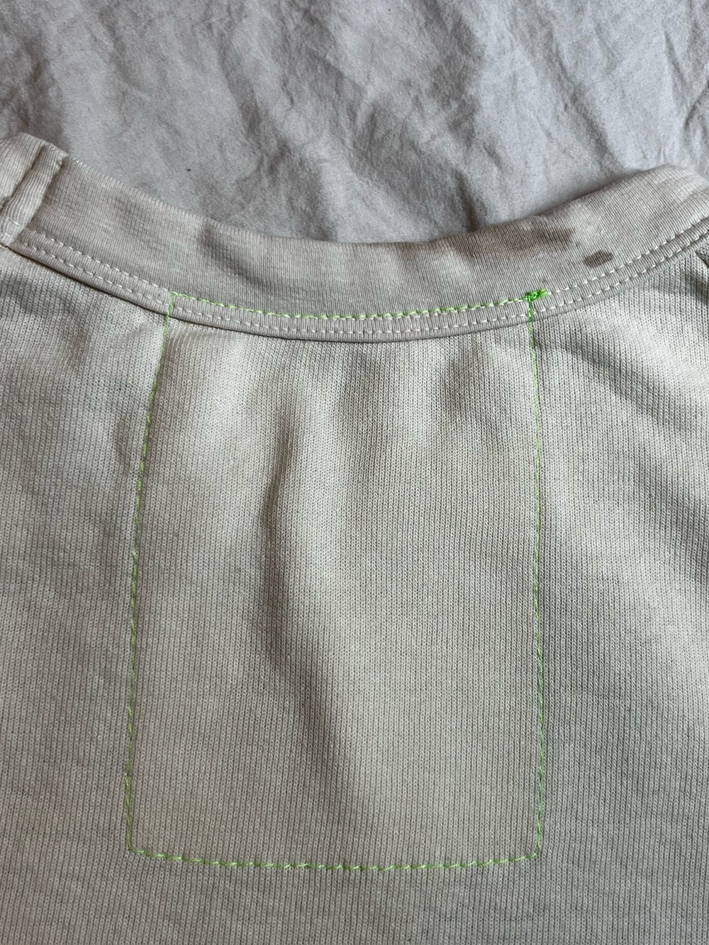 Aviator Nation Vintage White Crewneck Sweater with Retro Logo - Picture 5 of 10